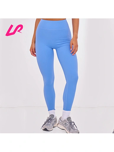blue seamless leggings